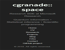Tablet Screenshot of cgranade.com